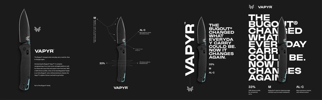 Introducing the Bugout® Vapyr™: A New Chapter in Ultralight EDC