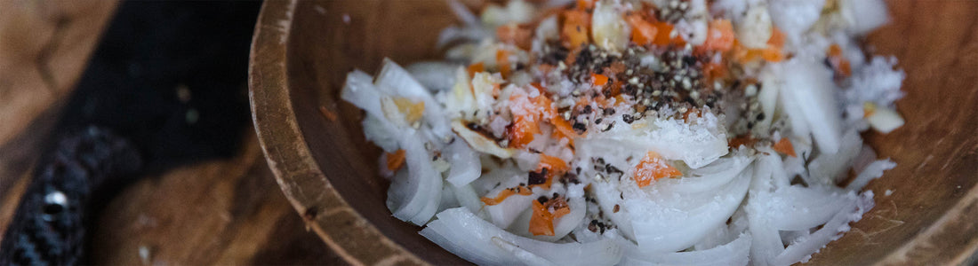 Eduardo Garcia's Charred Habanero Onion Salsa