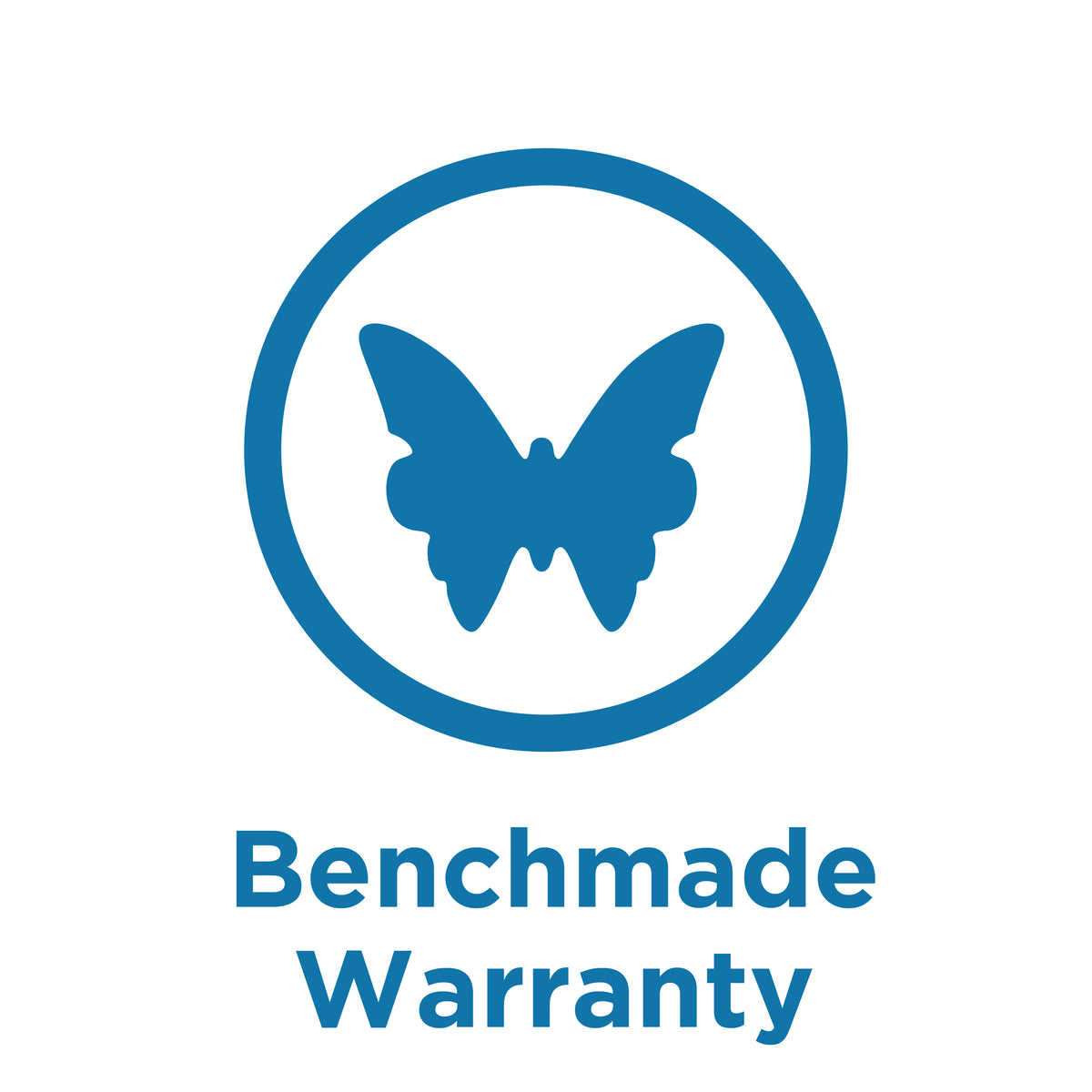 Blue Benchmade Warranty Service Icon - Butterfly Logo | Benchmade Knife Co.