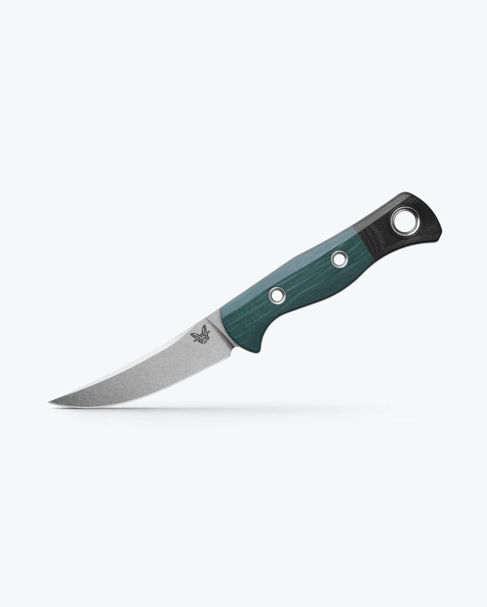 Custom Meatcrafter® 4" - Diagonal angle showing teal handle | Benchmade Knife Co.