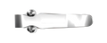 Satin Stainless Steel Standard Pocket Clip - Top View | Benchmade Knife Co.