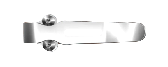 Satin Steel 535 Standard Pocket Clip - Side View | Benchmade Knife Co.