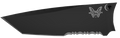 Black Coated 537 Custom Blade - Plain Edge Profile View | Benchmade Knife Co.