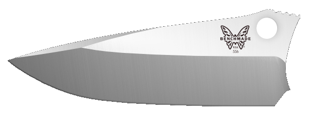 Steel Drop Point Plain Edge Blade - Side Profile | Benchmade Knife Co.