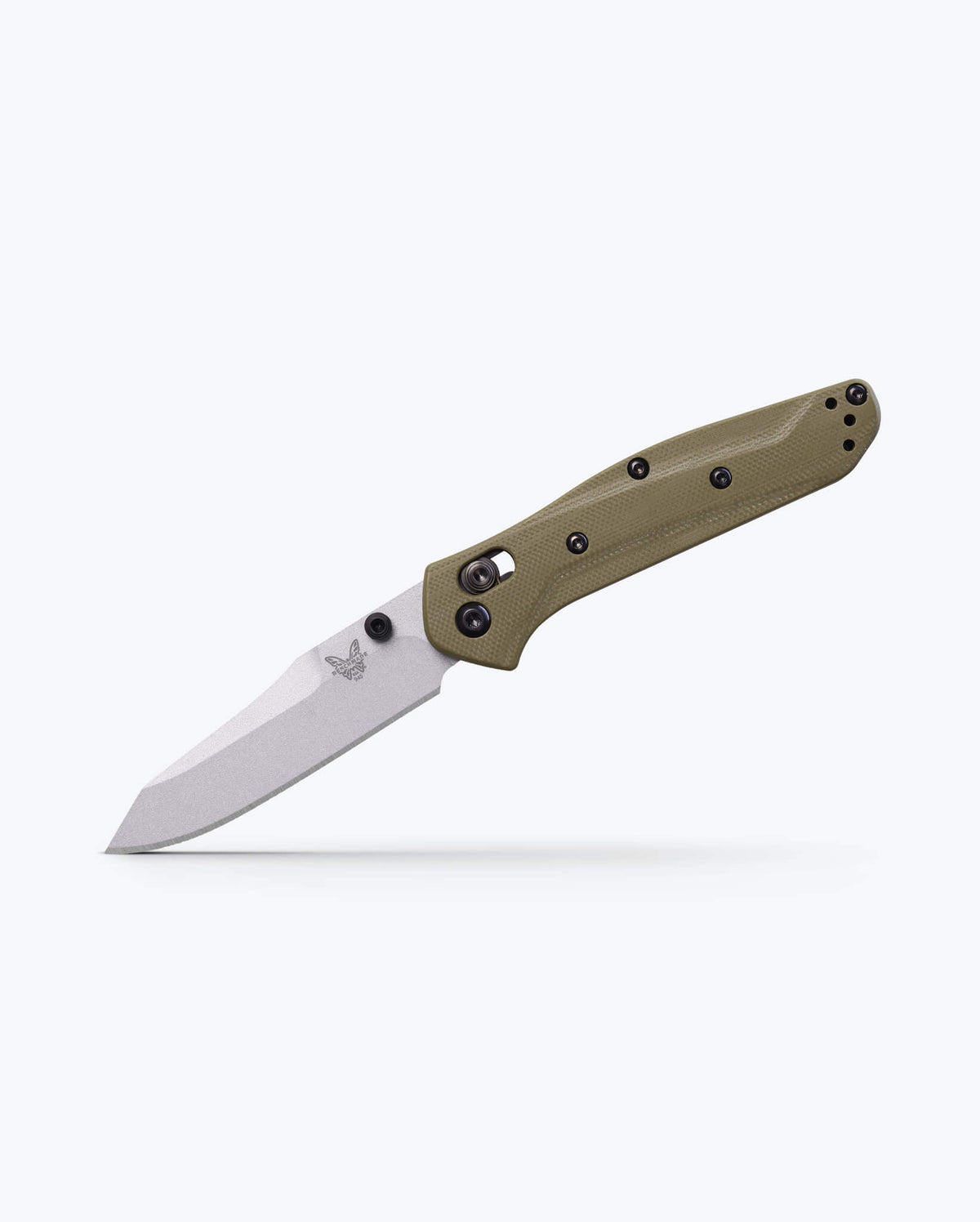 OD Green 945 Mini Osborne Custom EDC Knife - Side Profile | Benchmade Knife Co.