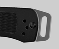 Dark Gray Aluminum Custom Knife Backspacer - Side View | Benchmade Knife Co.