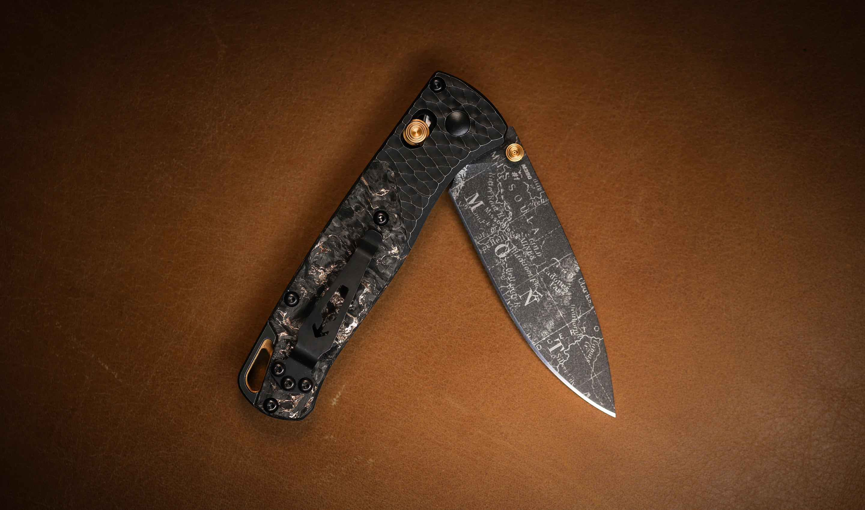 Necron™ Lava Flow Red Butterfly Knife | Benchmade