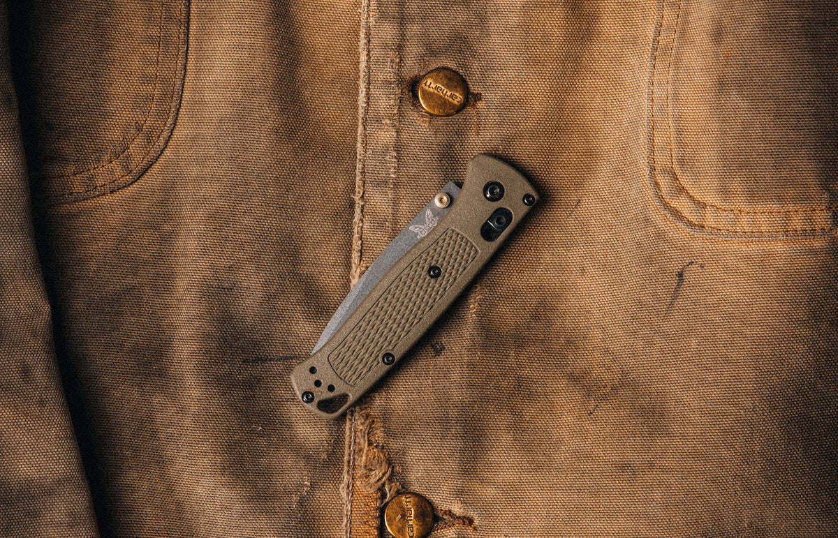 Bugout Ranger Green Grivory Benchmade Knife Company