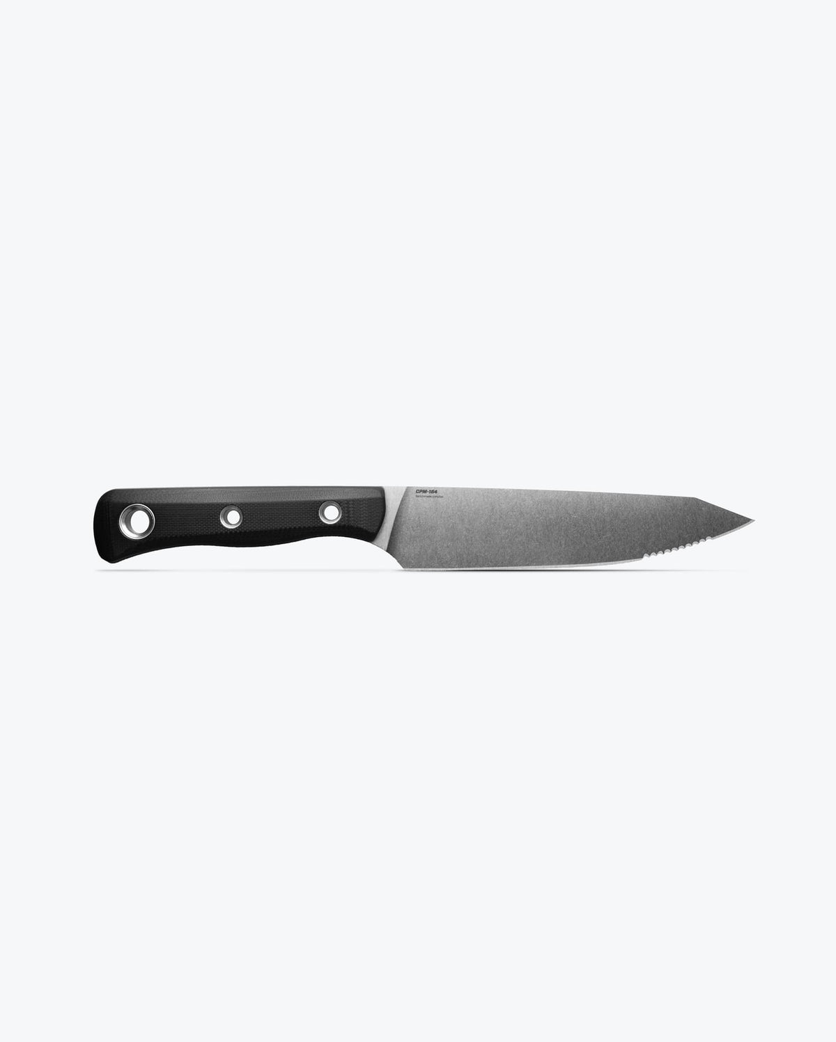 Table Knife Set | Black G10 - Single kitchen knife flat side view | Benchmade Knife Co.