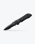 Benchmade Tactical Triage Black G10 - Side Angle Open | Benchmade Knife Co.