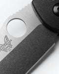 Benchmade Griptilian® Black Grivory® Sheepsfoot - Blade Close-up Detail | Benchmade Knife Co.