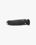 Bailout® Black Aluminum SGY Tanto - Front Profile Closed | Benchmade Knife Co.