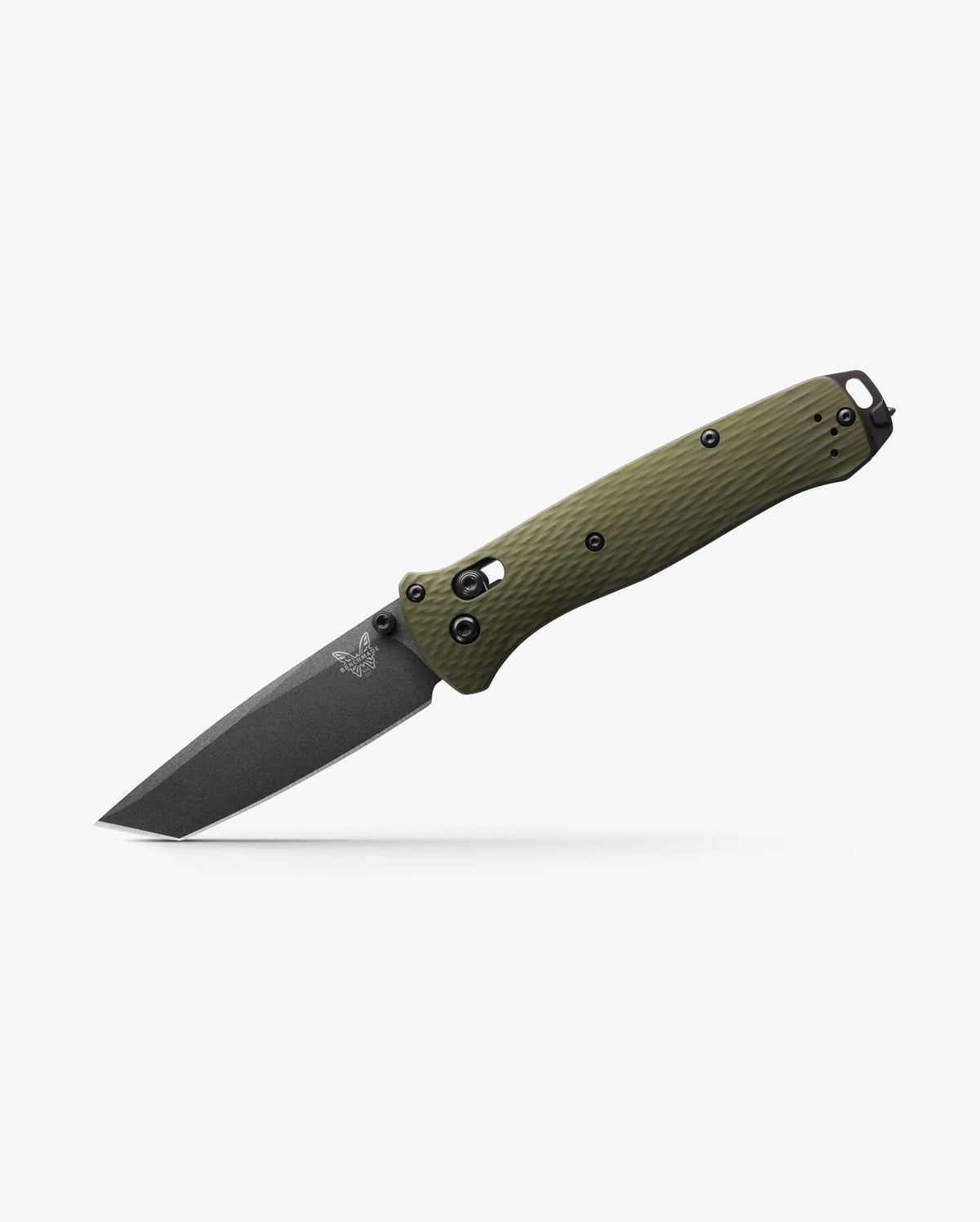 Benchmade Bailout Woodland Green Aluminum CPM-M4 Tanto Knife - Open Side Profile | Benchmade Knife Co.