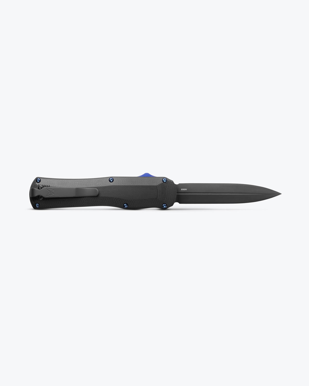 Benchmade Autocrat® Black G10 Tactical Knife - Back Side Extended View | Benchmade Knife Co.