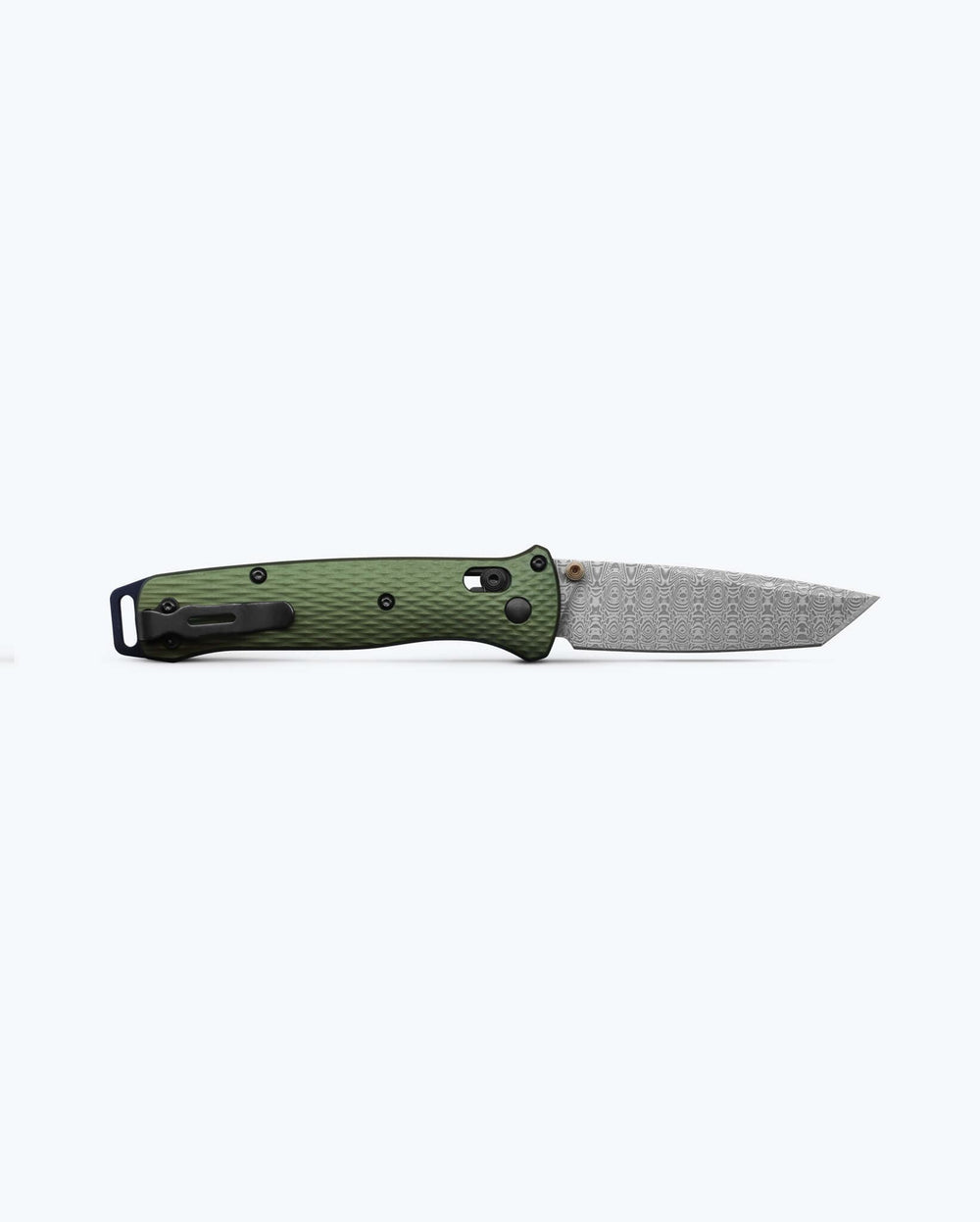 Custom Bailout® - Back Side Open Damascus Steel Blade | Benchmade Knife Co.