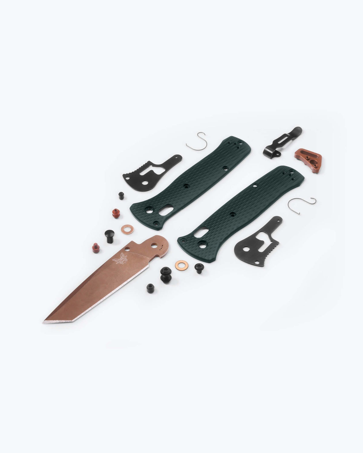 Eighth product image showing an exploded view of the knife
