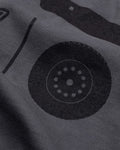 Asphalt Womens Road Issued SS Tee - Close-up of wheel graphic detail | Benchmade Knife Co.