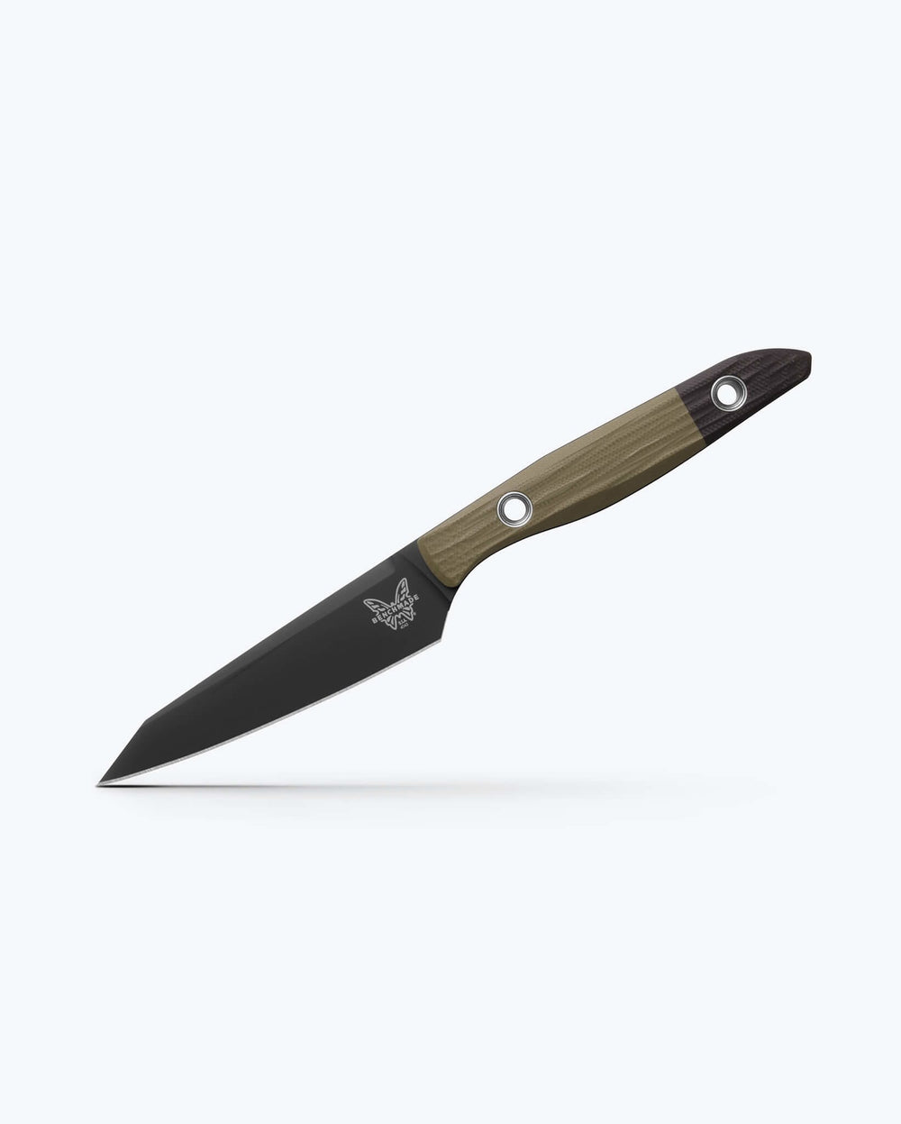 True Paring Knife OD Green - Angled Side Profile | Benchmade Knife Co.