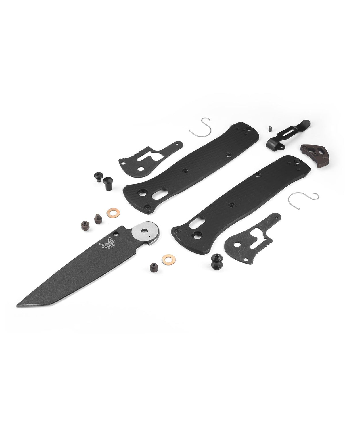 Bailout® Black Aluminum - Exploded Parts Assembly View | Benchmade Knife Co.