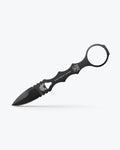 Black Mini SOCP® Dagger Spear-Point Tactical Knife - Side Profile | Benchmade Knife Co.