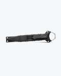 SOCP® Rescue Tool Gray shown from the front with integral sheath | Benchmade Knife Co.