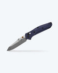 Mini Osborne Denim Micarta - Angled Open View | Benchmade Knife Co.