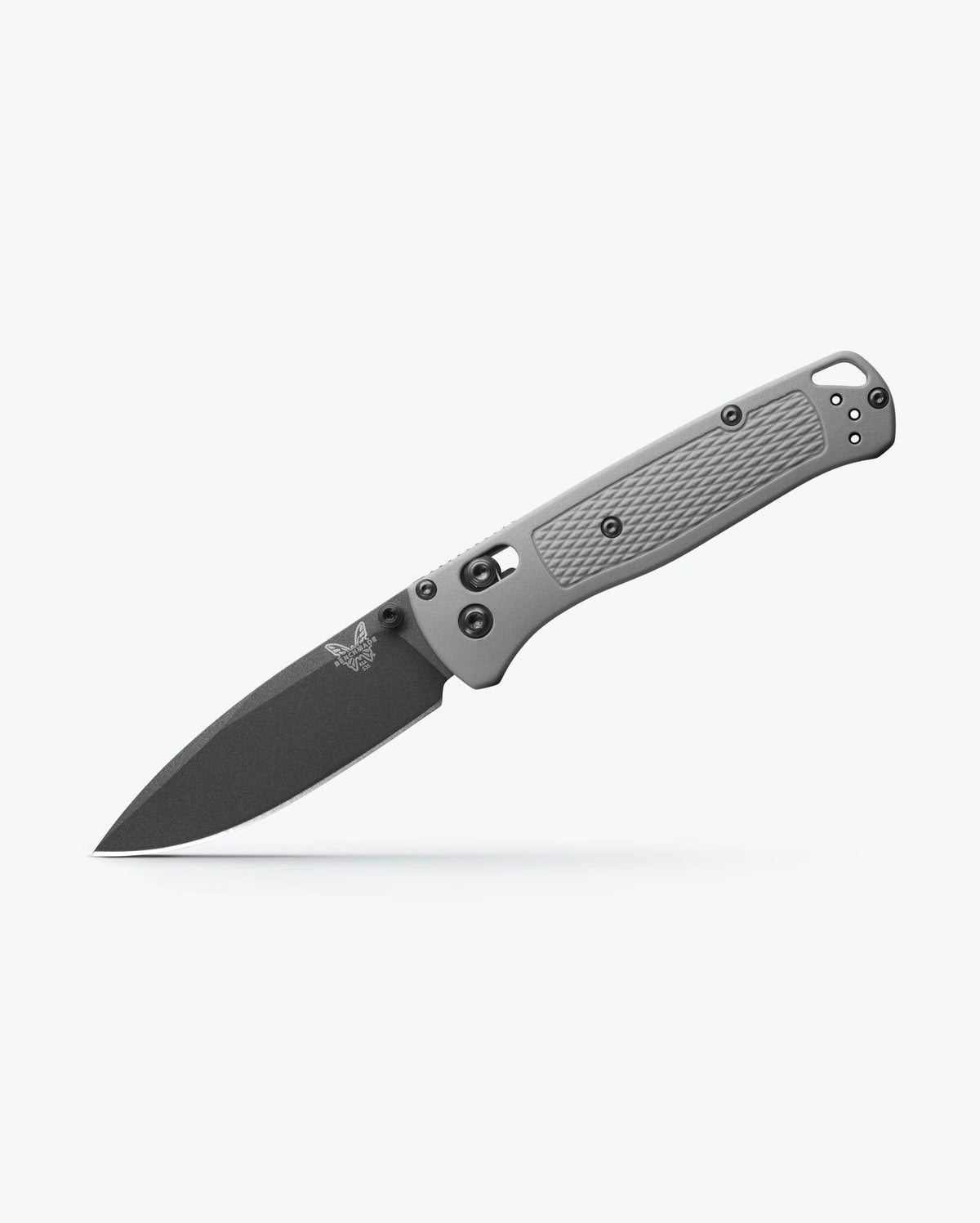 Bugout® Storm Gray Grivory® Folding Knife - Angled Tip Down | Benchmade Knife Co.