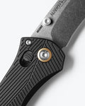 SEVEN | TEN® Black Aluminum AXIS Lock Detail - McHenry Williams Design | Benchmade Knife Co.