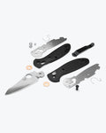 Mini Griptilian® Black Grivory® Sheepsfoot - Exploded Parts View | Benchmade Knife Co.
