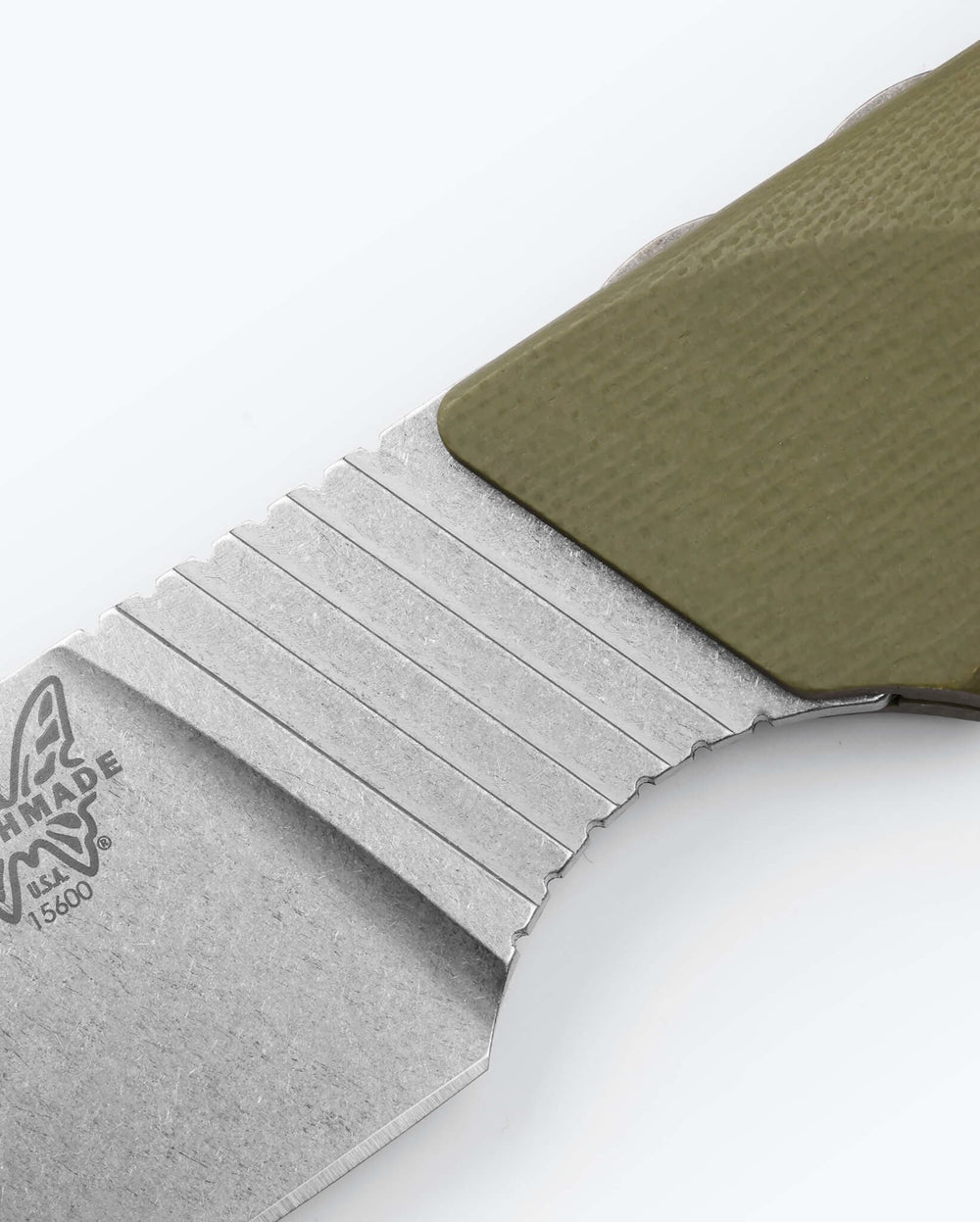 Raghorn® G10 Handle Texture and CPM-S30V Steel Detail | Benchmade Knife Co.