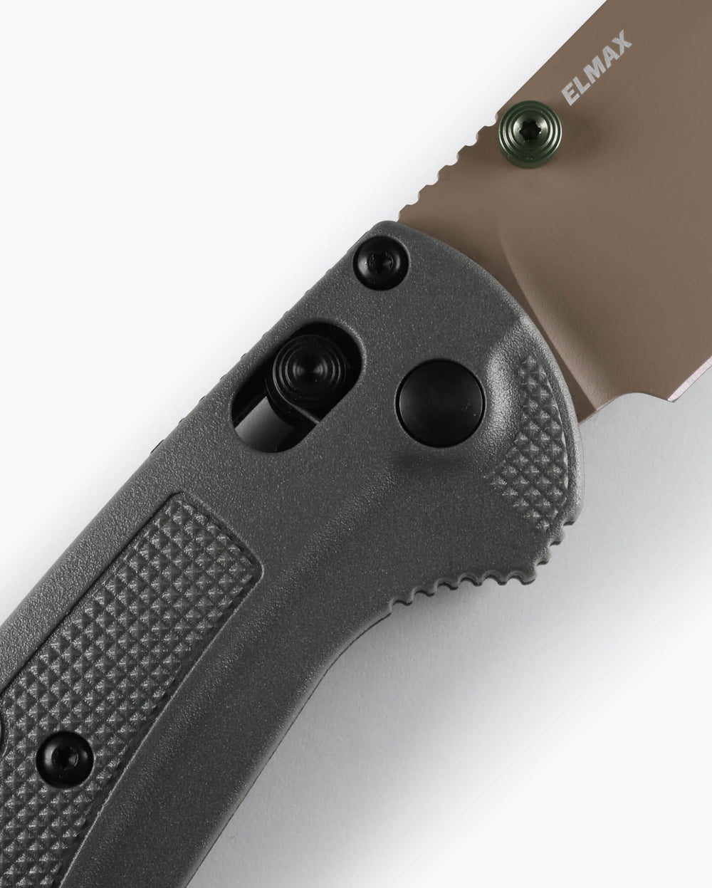 Benchmade Taggedout AXIS Lock Mechanism - Close Up Detail | Benchmade Knife Co.