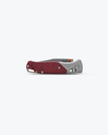 Bugout® Grey/Redstone Aluminum & Richlite Folding Knife - Closed Side Profile | Benchmade Knife Co.