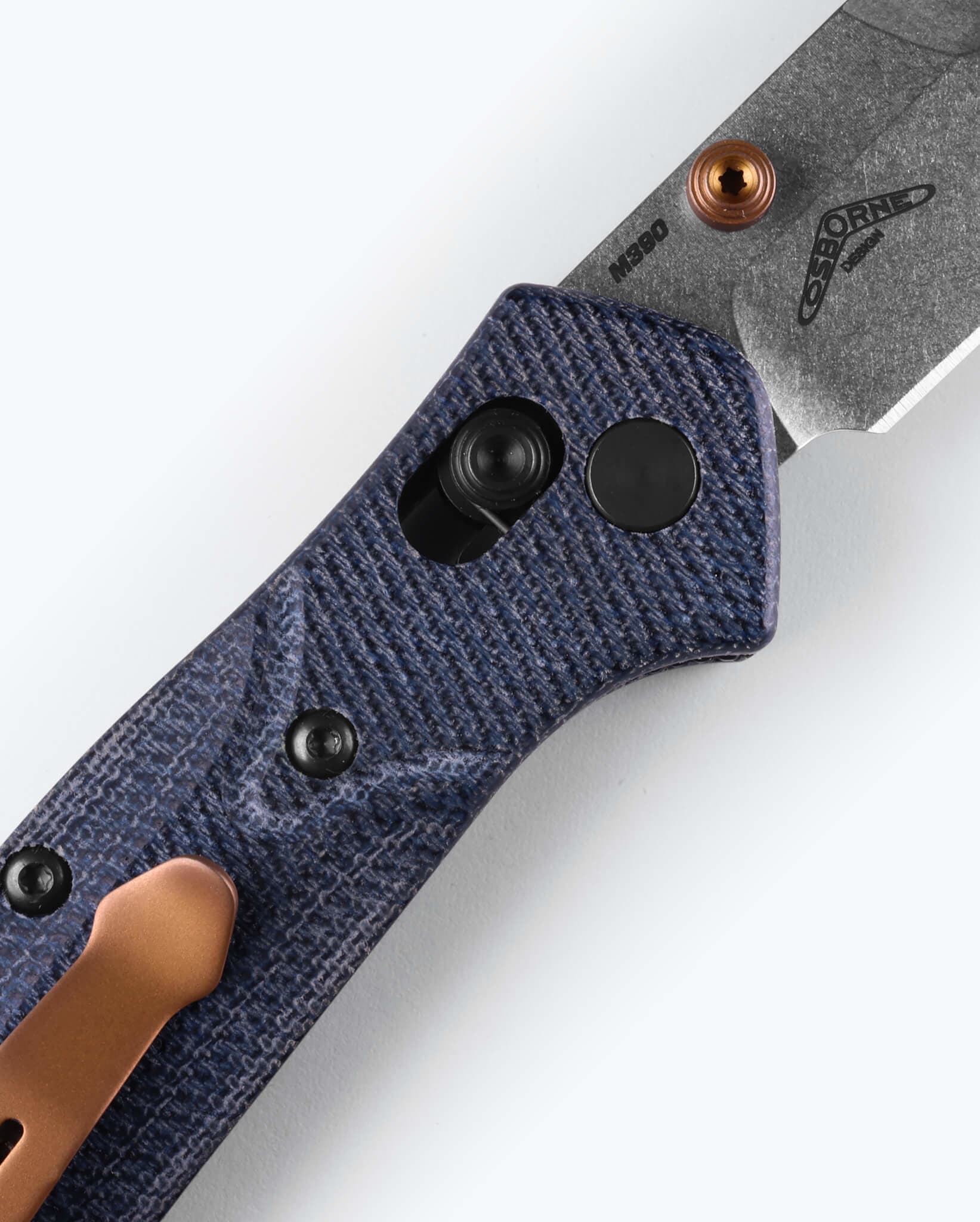 Mini Osborne | Denim Reverse Tanto Folding Everyday Carry Knife