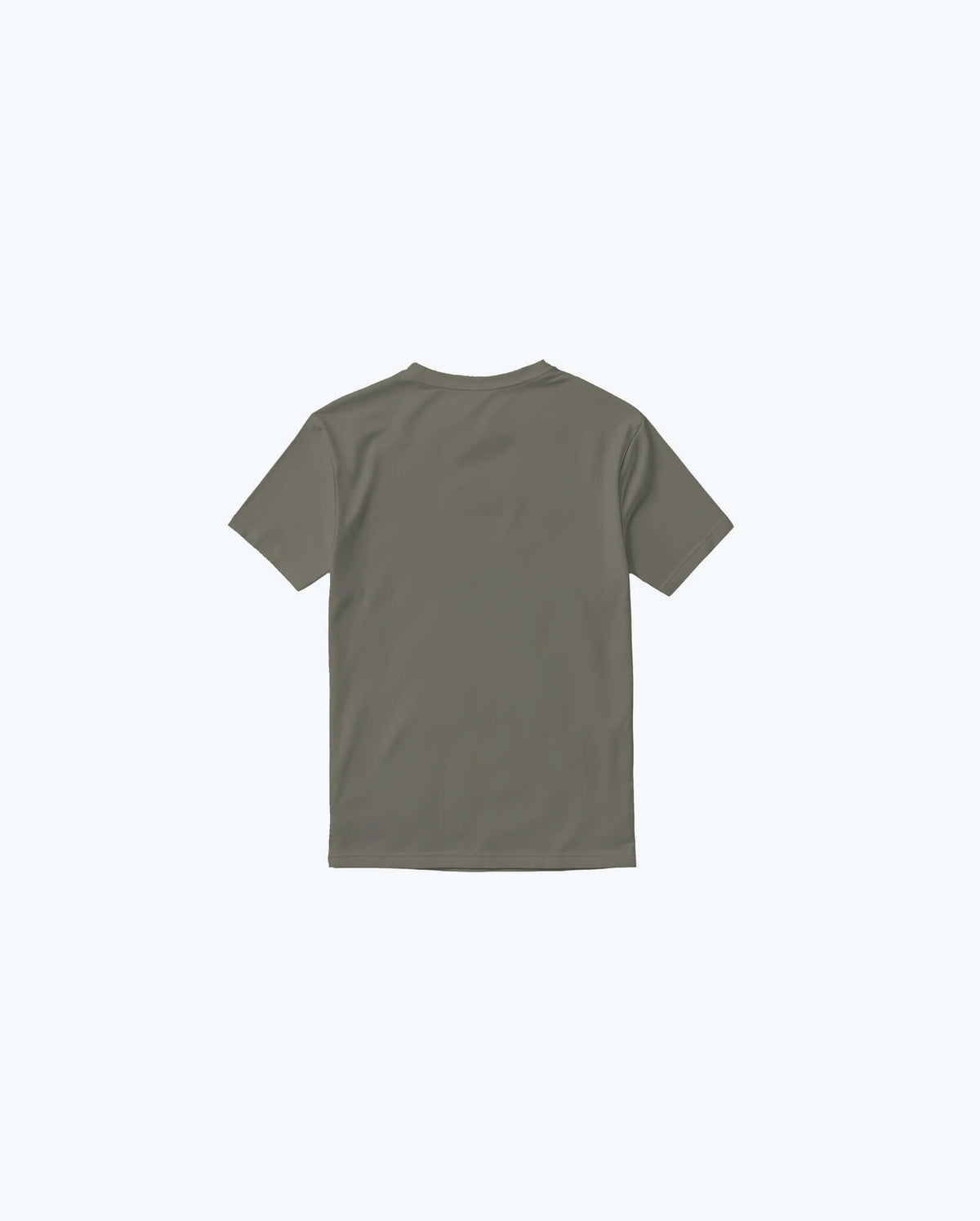 Olive Green Antler SS Mens Tee - Back View Flat Lay | Benchmade Knife Co.
