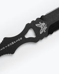 Benchmade SOCP® Dagger Black handle finger loop detail - Close-Up | Benchmade Knife Co.