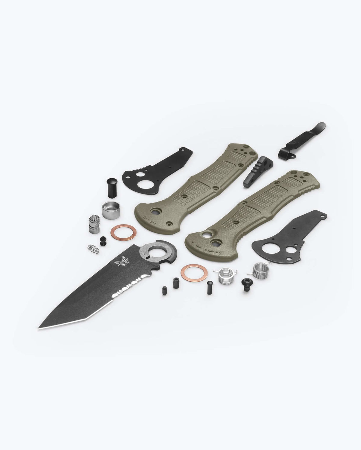 Eighth product image showing an exploded view of the knife
