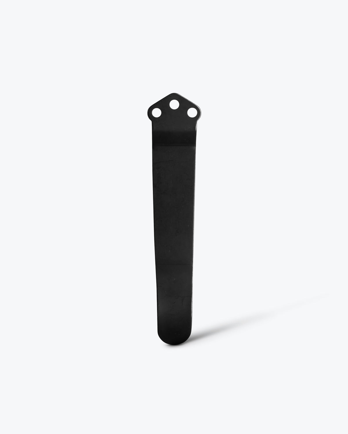 Black Oxide Standard 3-Hole Pocket Clip - Front View | Benchmade Knife Co.
