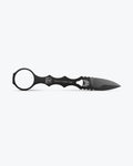 Black Mini SOCP® Dagger Spear-Point - Extended Side View | Benchmade Knife Co.