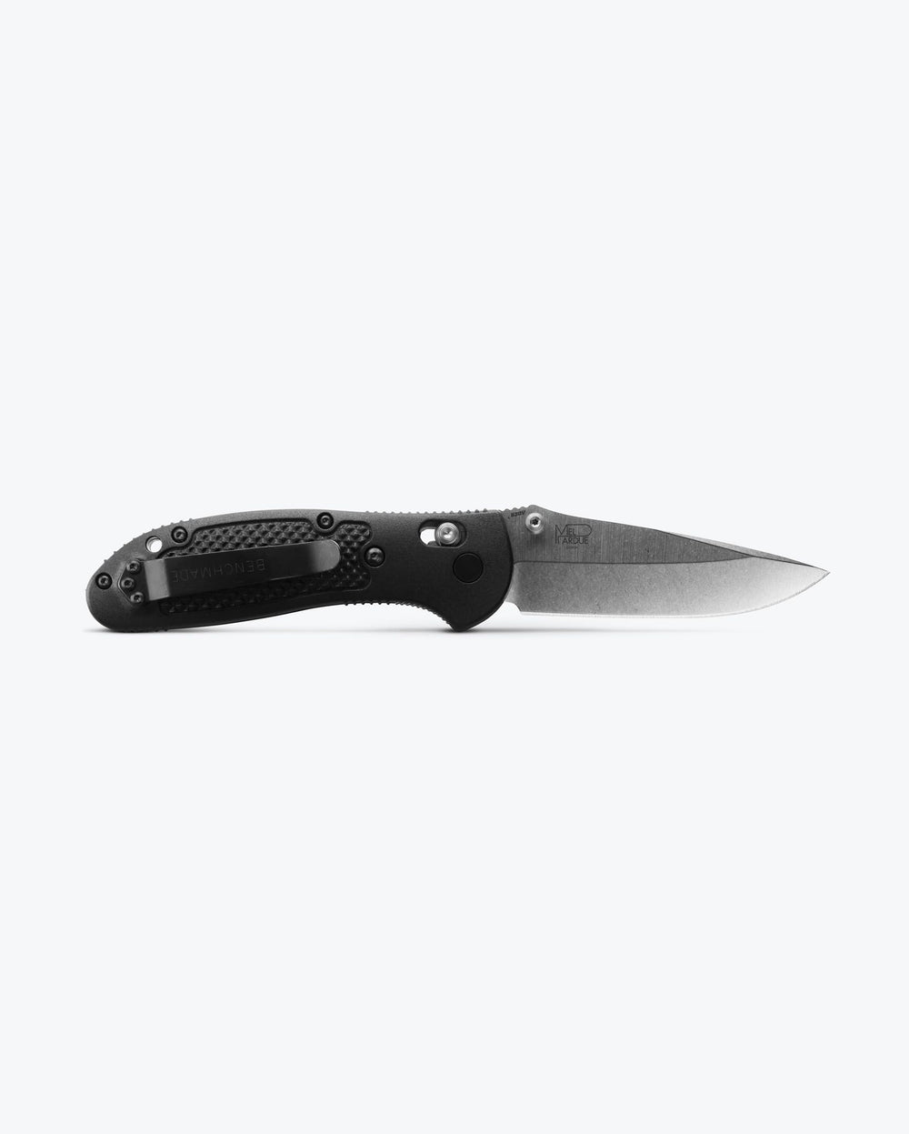 Benchmade Griptilian Black Grivory Drop-point - Open Side Profile | Benchmade Knife Co.