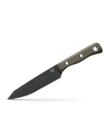 Custom Single Table Knife with Serrated Blade - Angled Tip Down | Benchmade Knife Co.