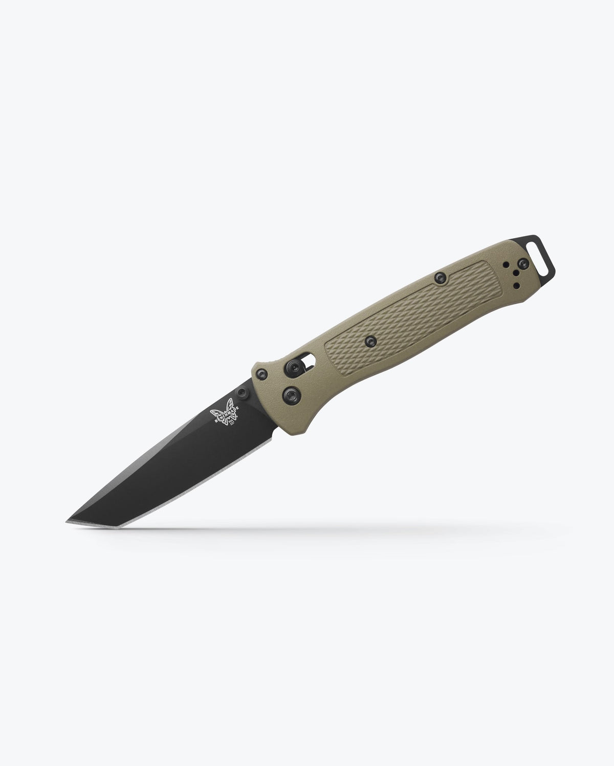 Bailout® Ranger Green Tanto Knife - Open Side Angle | Benchmade Knife Co.