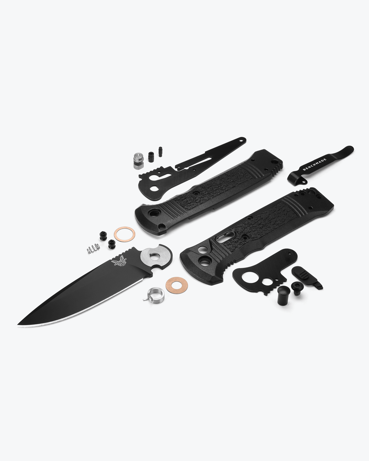 Benchmade Casbah® Black Grivory® Knife Components - Exploded View | Benchmade Knife Co.