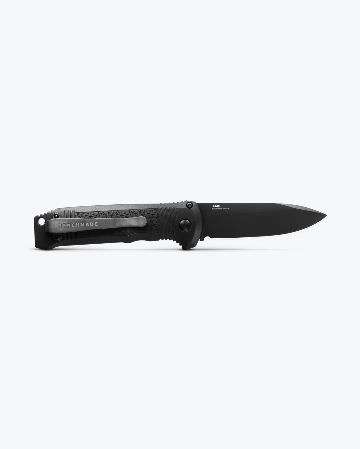 Benchmade Casbah® Black Grivory® knife - Back Side Open View | Benchmade Knife Co.