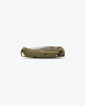 Mini Taggedout® OD Green G10 Folding Knife - Closed Side View | Benchmade Knife Co.