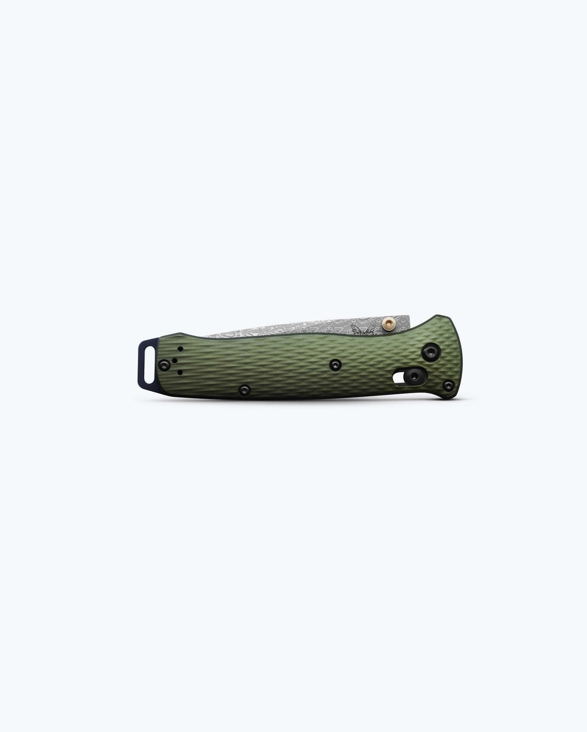 Custom Bailout® - Green Handle Closed Profile View | Benchmade Knife Co.