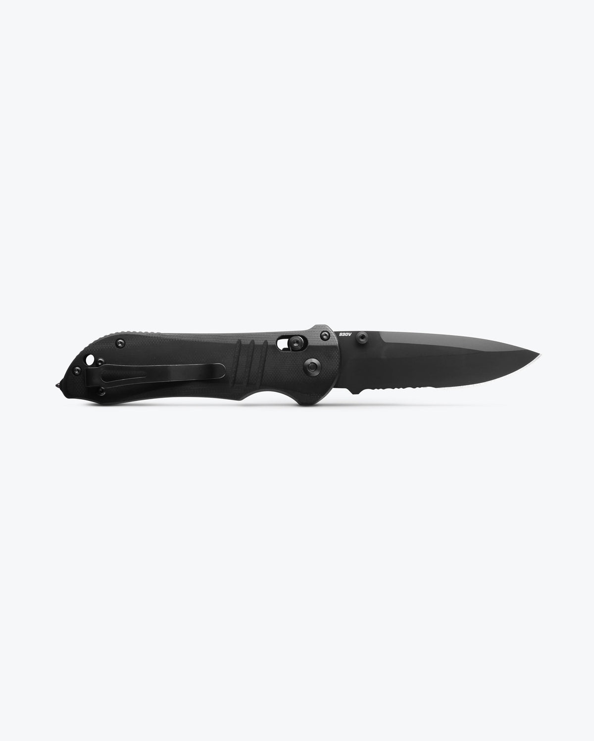 Benchmade Tactical Triage Black G10 - Full Profile Open | Benchmade Knife Co.