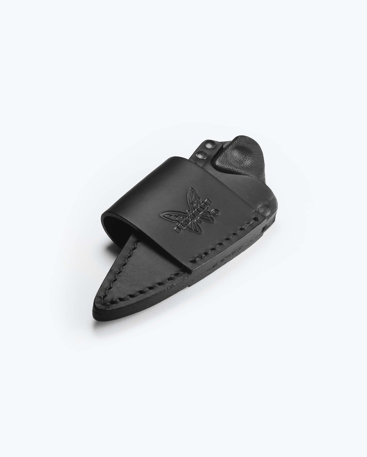 Black Leather 203 Dacian™ Sheath - Back Side Profile | Benchmade Knife Co.