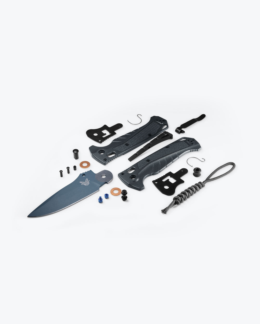Adira™ Tempest Gray Drop-Point - Exploded Component View | Benchmade Knife Co.