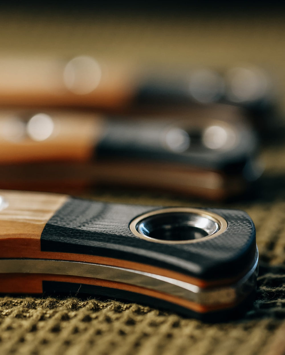 Station Knife Maple Valley Richlite - Handle Ring Detail | Benchmade Knife Co.