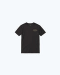Black Knots SS Tee - Front view flat lay with oval chest logo | Benchmade Knife Co.
